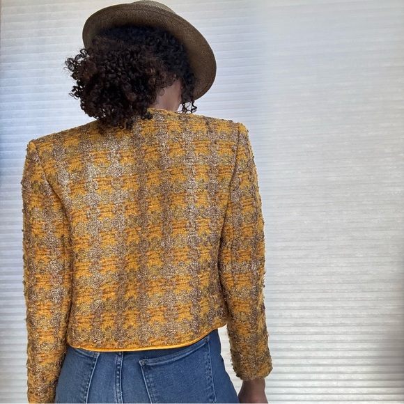 Mimmina 80’s Vintage Cropped Coat - Picture 5 of 15